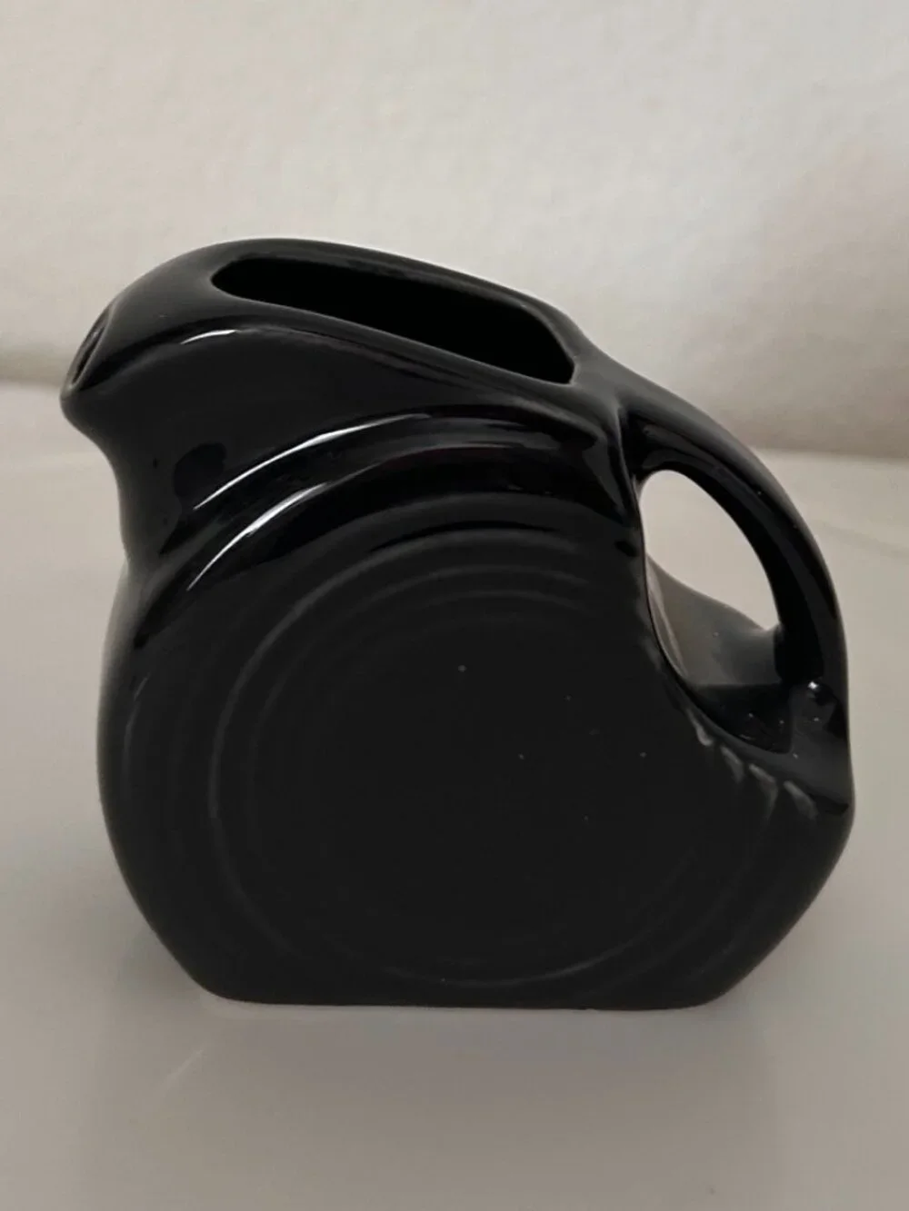 Fiesta Black Mini Disk Pitcher